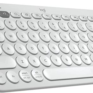 Logitech K380 Bluetooth Multi-Device Keyboard White Color