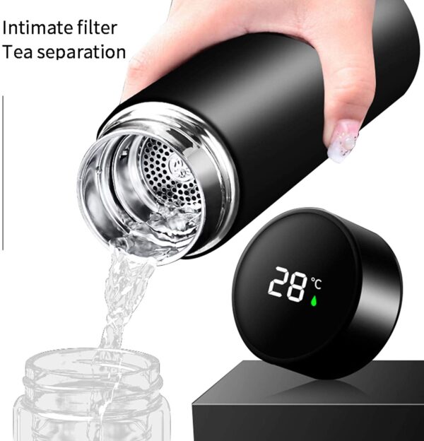 500ML Smart Thermos Water Bottle LED Digital Temperature Display Stainless Steel 304 Coffee Thermal Mugs Intelligent Insulation Cups 5 - Image 2
