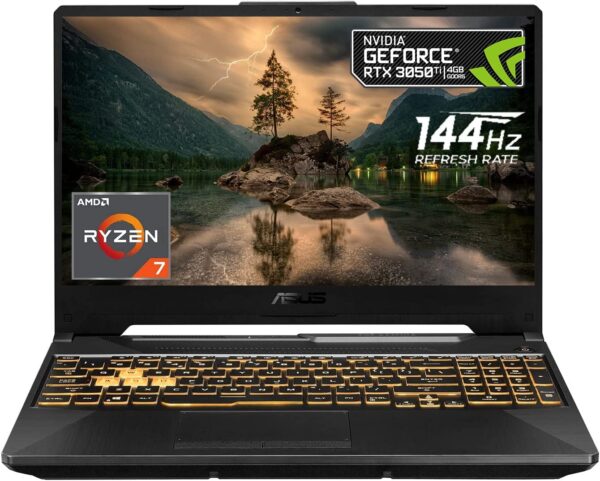 Asus TUF Gaming A15 FA506NC |2024| 15.6” FHD 144Hz Gaming Laptop Display ( Ryzen 7 7435HS, 16GB, 512GB SSD, RTX3050 4GB, W11 ) - Image 2