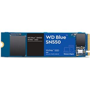Western Digital 1TB WD Blue SN550 SSD NVMe Internal SSD – Gen3 x4 PCIe 8Gb/s, M.2 2280, 3D NAND, Up to 2,400 MB/s