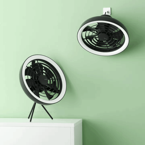 JISULIFE Fan Fa17 Outdoor Camping Ceiling Fan LED Light With Small Stand - Image 5