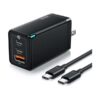 BASEUS GaN3 Pro Fast Charger 2CU Three Ports 65W CN Plug with Type C Cable 1