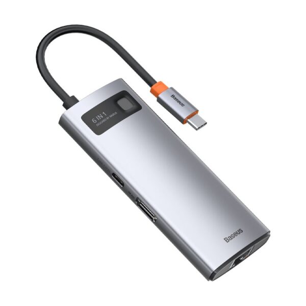 Baseus Type-C Hub Metal Gleam Series 7-in-1 Multifunctional Docking Station - Image 2