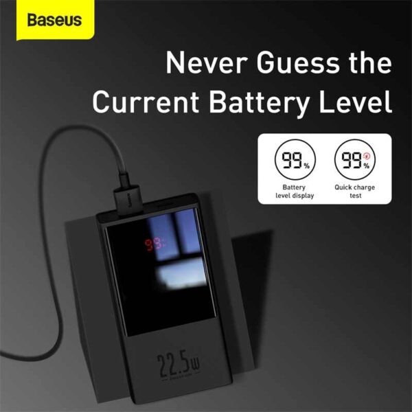 BASEUS Super Mini Digital Display 10000mAh Power Bank 22.5W - Image 3