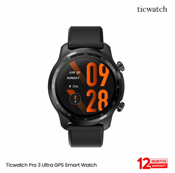 TicWatch Pro 3 Ultra GPS Android Wear OS Smart Watch