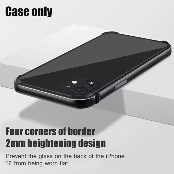 DFANS Design Bumper Case Aluminum Frame Metal Slim for iPhone 12 Series - Image 2
