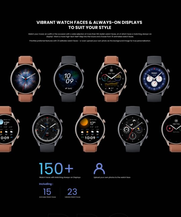 Amazfit GTR 3 Pro Smart Watch - Image 4