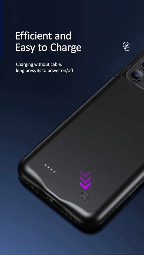 USAMS Rechargeable Battery Case For iPhone 11/12/13 Pro/Max - Image 3