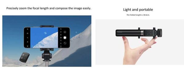 Huawei CF15 Pro Wireless Bluetooth Gimbal Stabilizer Tripod Selfie Stick - Image 2