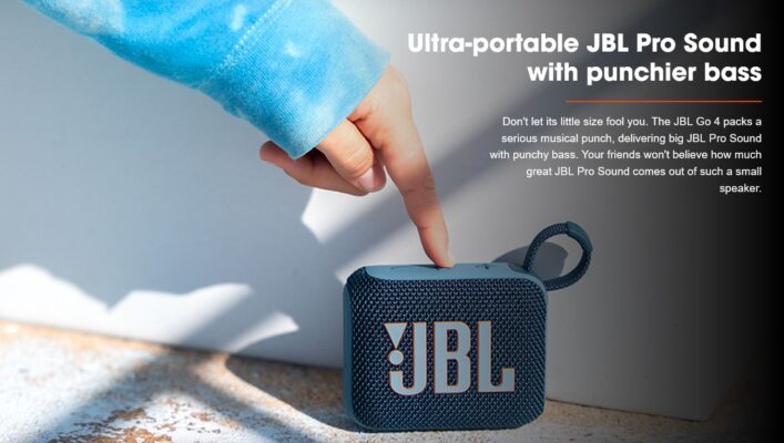 JBL GO 4 Portable Bluetooth Waterproof Speaker