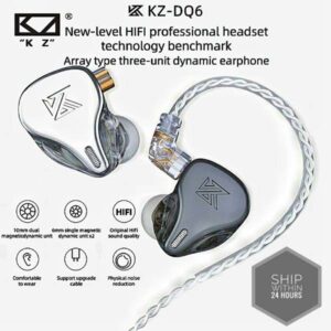 KZ DQ6 NEW-LEVEL HI-FI PROFESSIONAL HEADSET
