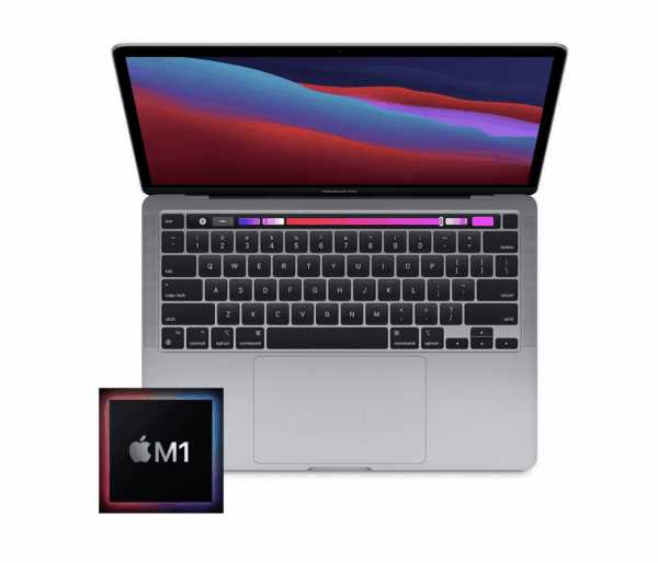 Apple MacBook Pro M1 Chip 13.3 inch 8GB RAM 256GB SSD (MYD82LL/A Space Gray) Pre-Owned