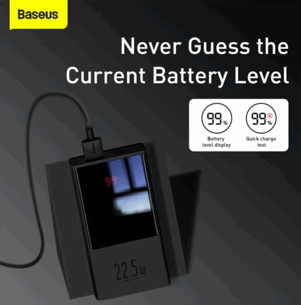 Baseus Super Mini Digital Display Power Bank 10000mAh - Image 3