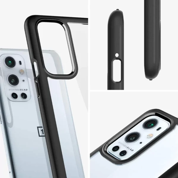 Spigen Ultra Hybrid Case for OnePlus 9 Pro 5G (2021) – Matte Black - Image 2