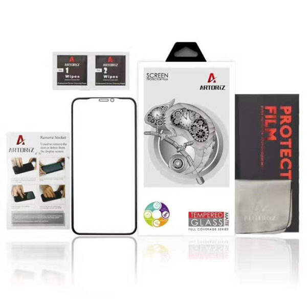 ARTORIZ FULL COVER PROTECTIVE GLASS FOR IPHONE 13/13 PRO/13 PRO MAX