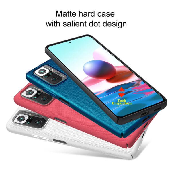 Nillkin Xiaomi Redmi Note 10 Pro Max Frosted Shield Matte Back Cover Case - Image 4