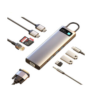 Baseus Multifunctional Type-C HUB Metal Gleam Series 11-in-1 Docking Station
