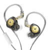 KZ EDX PRO HI-FI BASS DUAL DYNAMIC EARBUDS WITH MIC