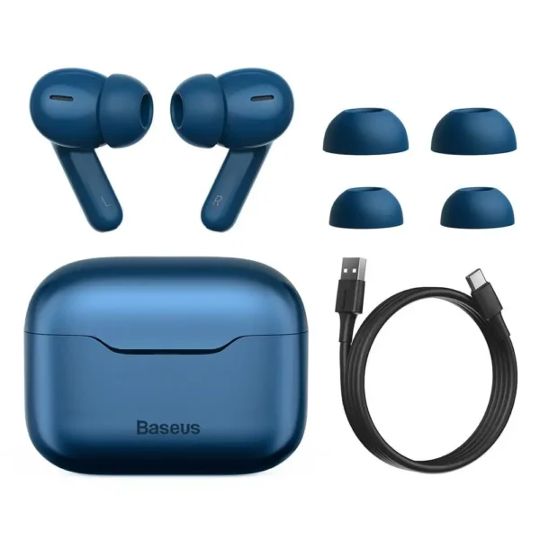 Baseus NGS1P-03 SIMU ANC True Wireles Earphones S1 Pro Blue – 45Days Replacement Guarantee - Image 2