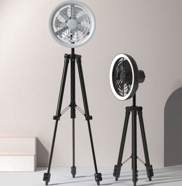 JISULIFE Fan Fa17 Outdoor Camping Ceiling Fan LED Light With Small Stand - Image 6