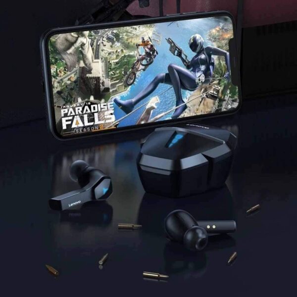Lenovo HQ08 TWS Wireless Bluetooth Earbuds Noise Reduction Gaming Headphone - Image 3