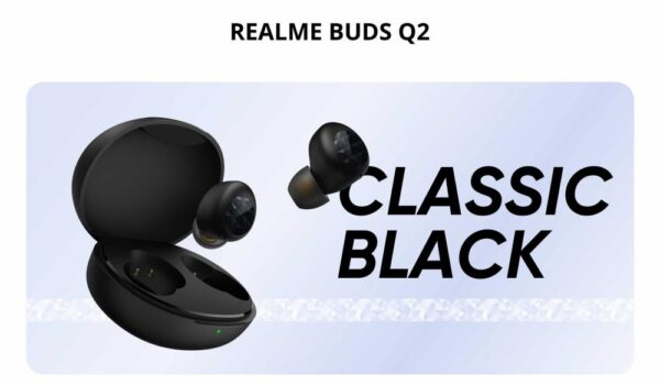 Realme Buds Q2 TWS Bluetooth Dual Earbuds (Black) - Image 5