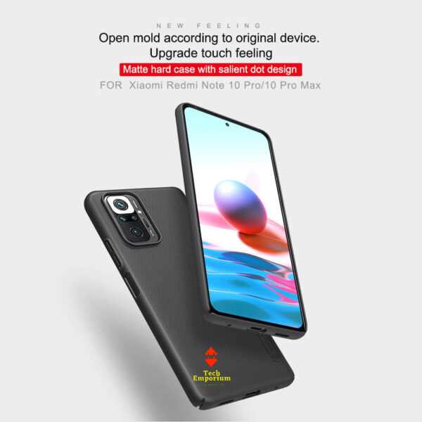 Nillkin Xiaomi Redmi Note 10 Pro Max Frosted Shield Matte Back Cover Case - Image 5