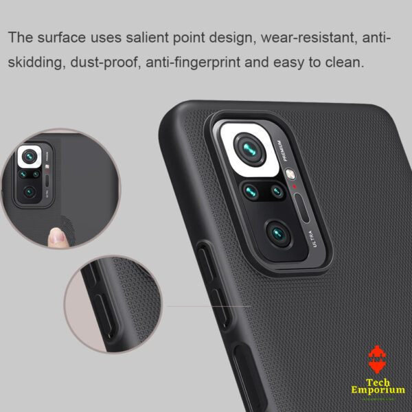 Nillkin Xiaomi Redmi Note 10 Pro Max Frosted Shield Matte Back Cover Case