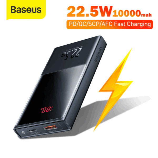 Baseus Super Mini Digital Display Power Bank 10000mAh