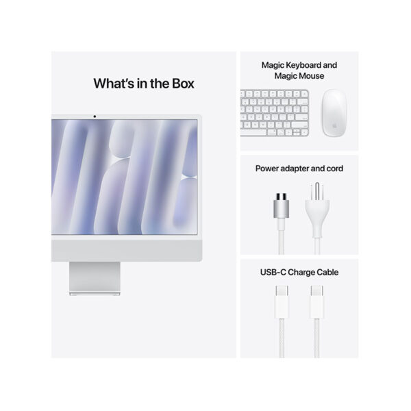 Apple iMac 24" M4 Chip 16/512GB Silver (10C CPU 10C GPU)