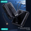 usams us cd169 pb61 led display mini power bank 10000mah 2