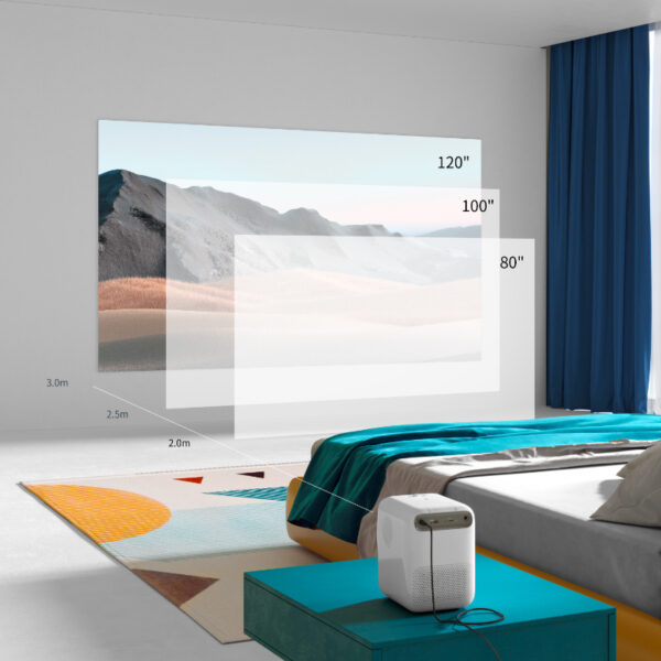 Wanbo T2 Max Smart Portable Projector (150 ANSI Lumens) - Image 10